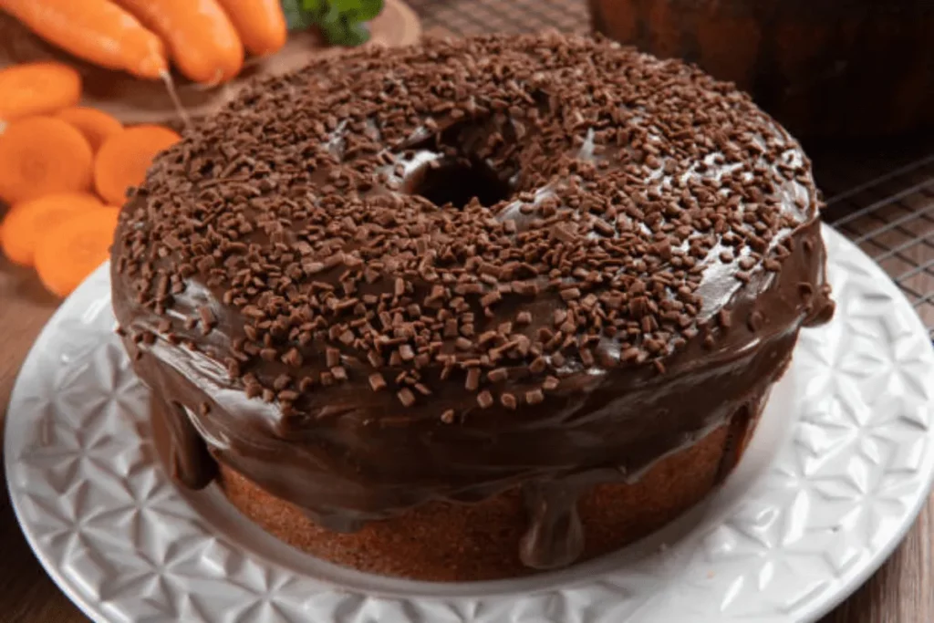 Delicie-se com a perfeita harmonia entre o bolo de cenoura e o chocolate, uma combinação que cativa os paladares mais exigentes.
